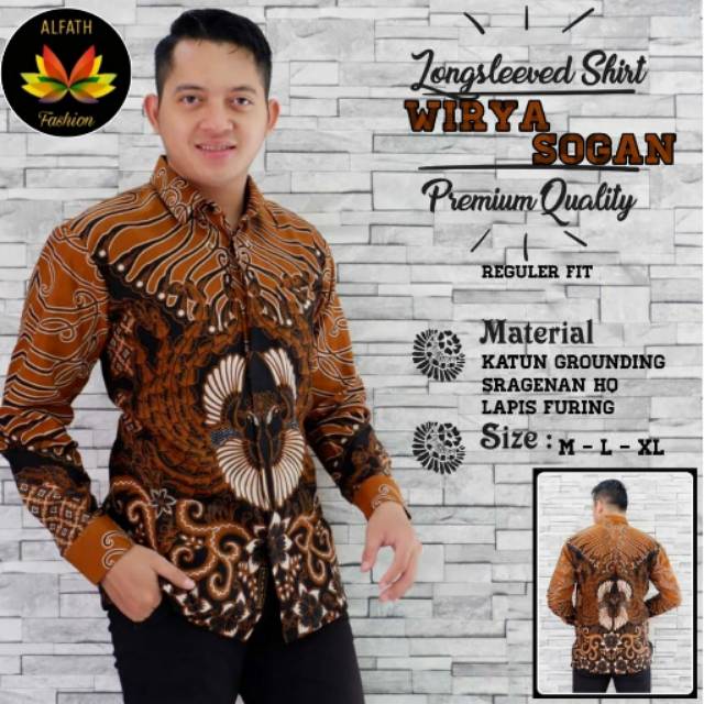 Batik pria lengan panjang | kemeja batik pria lengan panjang | batik pria lengan panjang murah solo