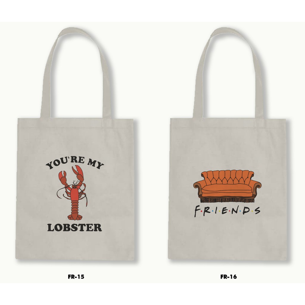 TOTE BAG BLACU - FRIENDS .01