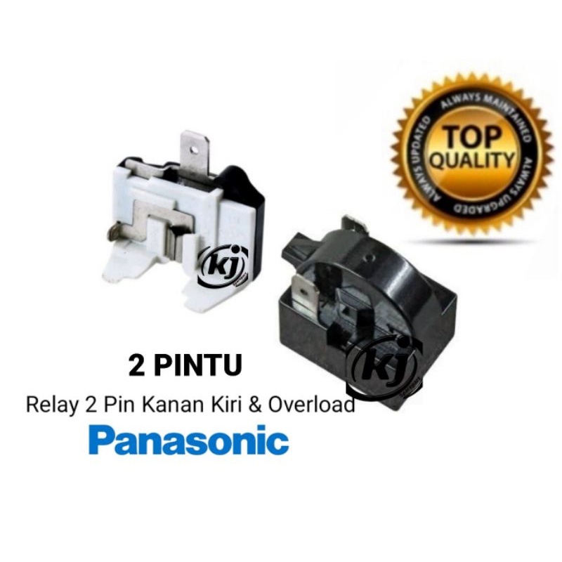 Relay ptc overload kulkas Panasonic 2 pintu
