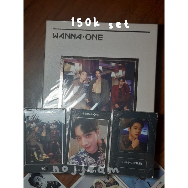 [BOOKED 25.5] GUANLIN KUANLIN SET ALBUM WANNA ONE UNIT NO. 1 UNDIVIDED FULLSET + PC JIHOON WANNA ONE
