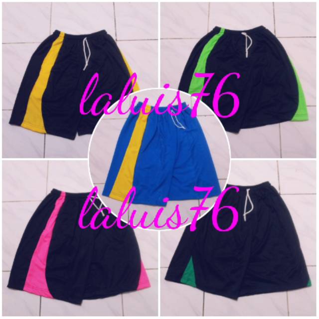 (M, L, XL, XXL) Celana kolor pendek bola futsal basket surfing voli pantai hawai boxer santai