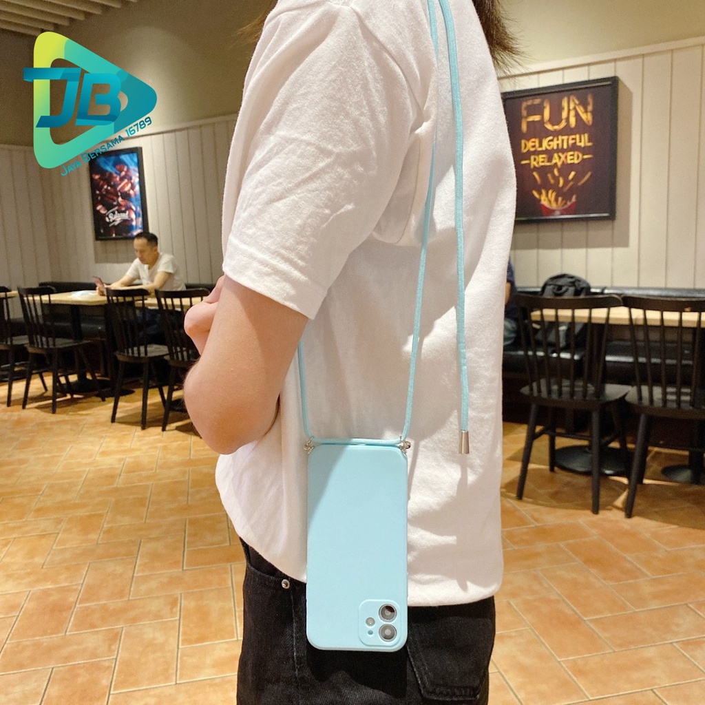 SOFTCASE SLINGCASE TALI LANYARD MACARON PELINDUNG KAMERA HUAWEI NOVA 7 JB5619