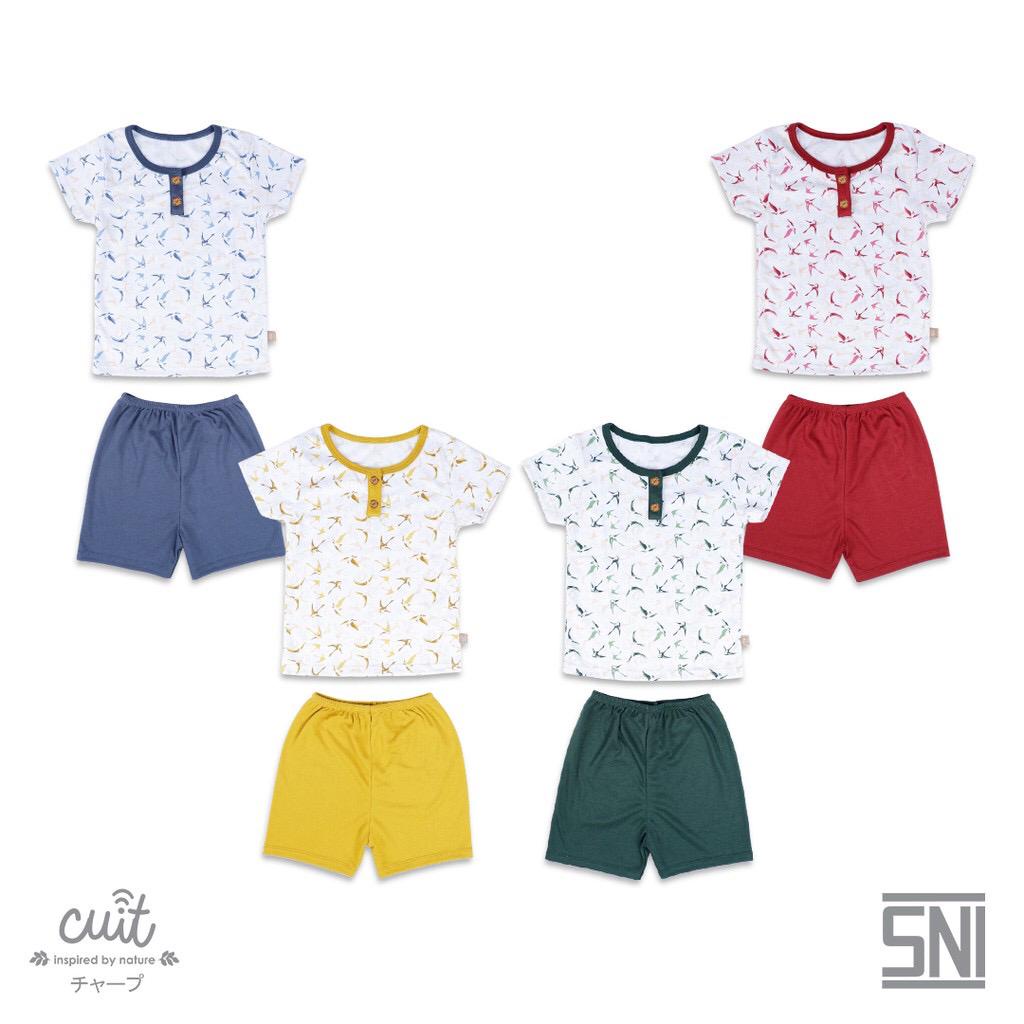 CUIT Taka Button Short Sleeve Set Tangan Pendek Celana Pendek - TAKA BLOCK COLOR Series