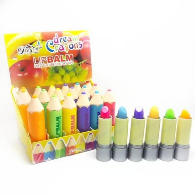 LIP BLAM DREAM CRAYONS HARGA 6 WARNA