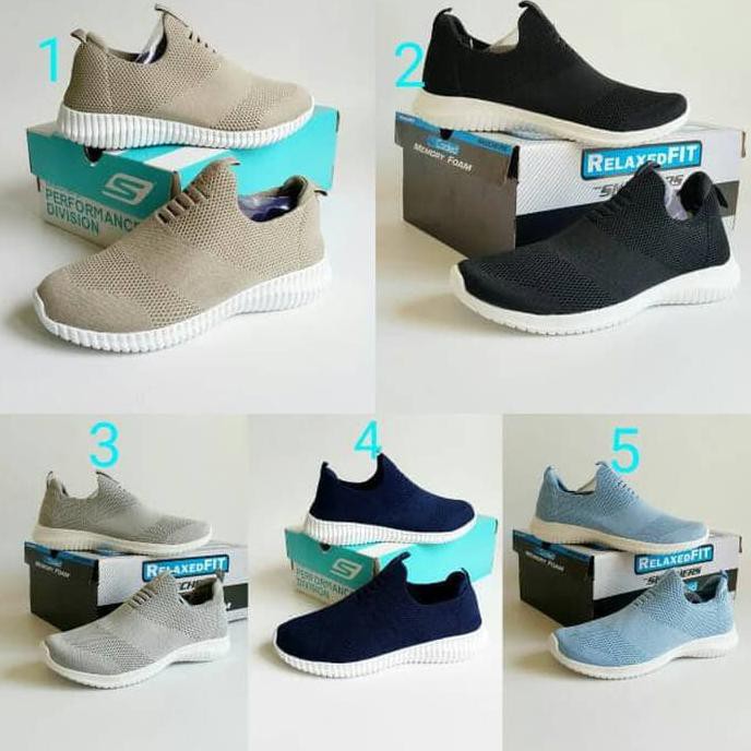 Promo Sepatu Wanita Skechers Elite Flex Slip On / Skecher Women - Ready