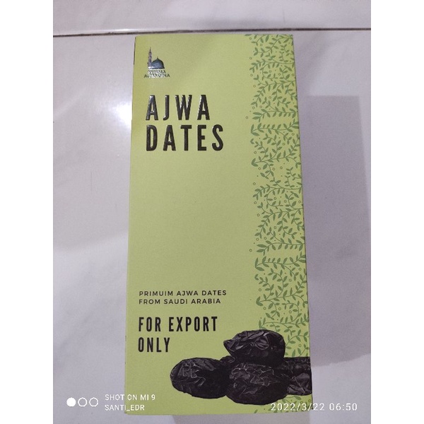 

Kurma Ajwa / Kurma Nabi Kemasan Premium 500 gr