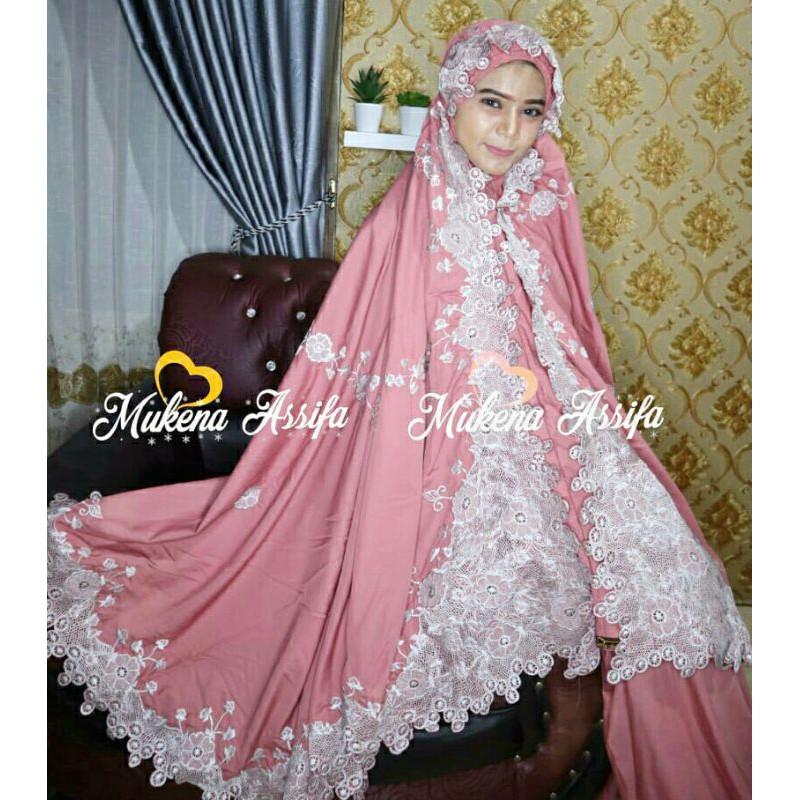 MUKENA DEWASA MUKENA ASSIFA BORDIR PADANG BUKITTINGGI