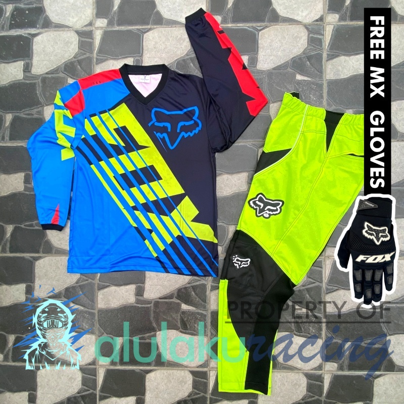 Jersey &amp; Celana MX Trail Motocross - Paket Bundling FOCT0904-F41