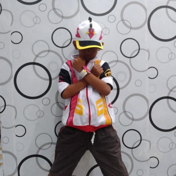 Kostum Boboiboy Supra lengkap kacamata supra