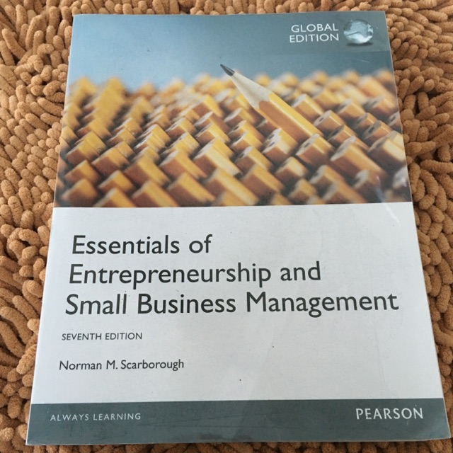 Essentials of Entrepreneurship and Small Business Management by Pearson