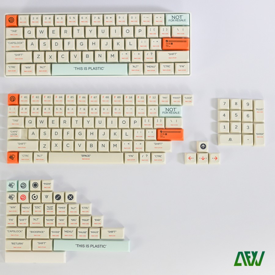 FITT Keyboard Keycaps XDA PBT For Mechanical Keyboard Bahan Plastic