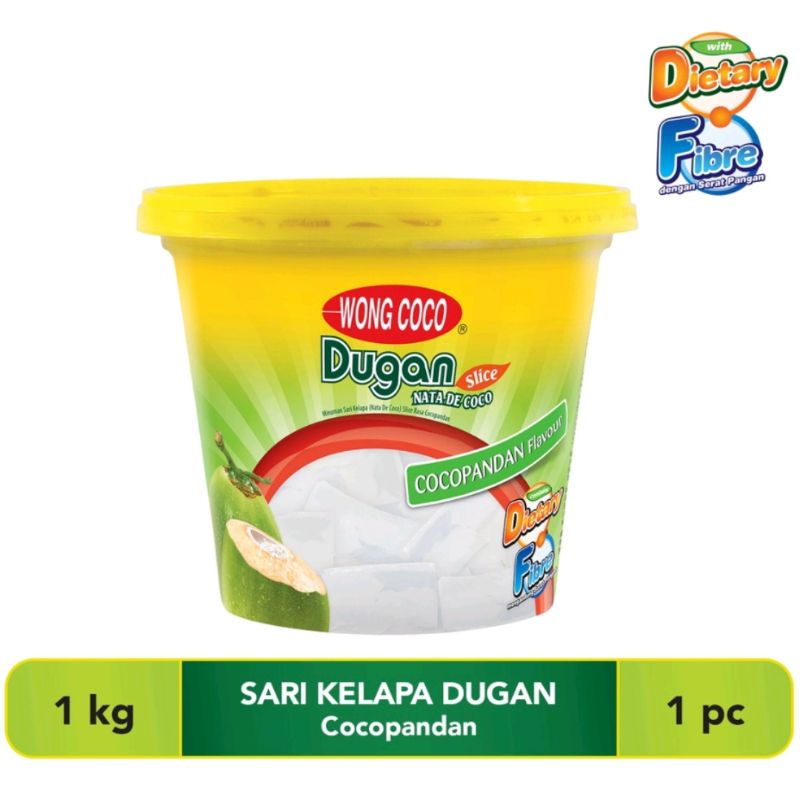 

Wong Coco Nata De Coco Dugan Slice Cocopandan 1 Kg