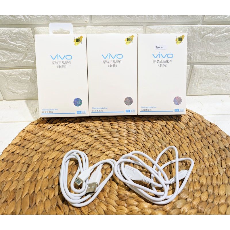 KABEL DATA ORIGINAL VIVO FAST CHARGING PENGISIAN DAYA CEPAT 100%