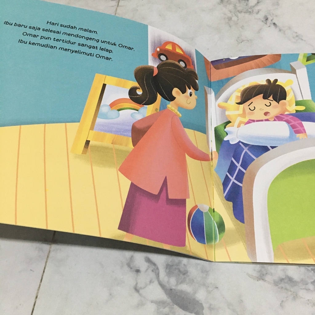 buku cerita anak seri cerita balita omar tidak pipis di celana lagi potty train training tiga ananda / storybook / bedtime story aktivitas anak activity book aku anak disiplin dan mandiri-1