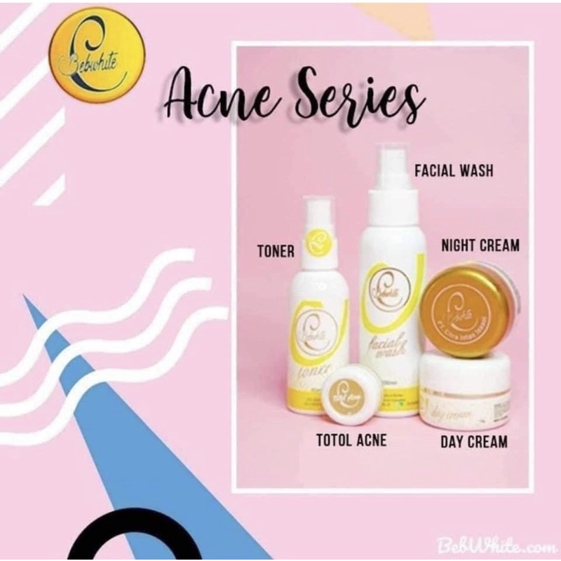 Bebwhite - Beb White C - Bbc Skincare Glowing &amp; Acne Series - Original - rk glow