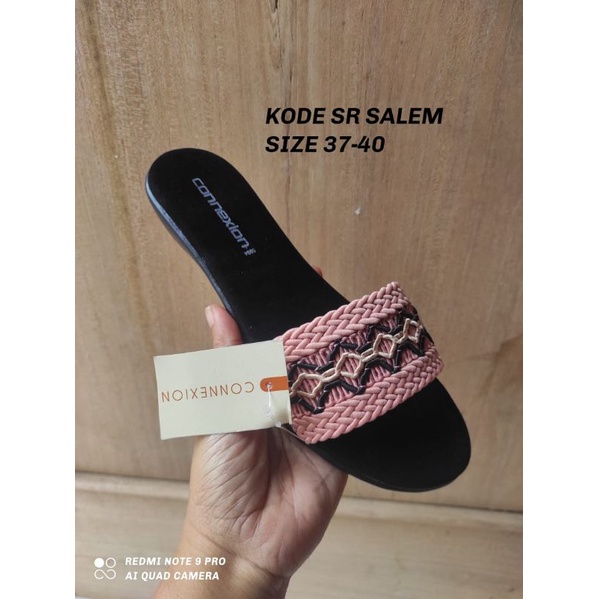 Sandal connexion flat