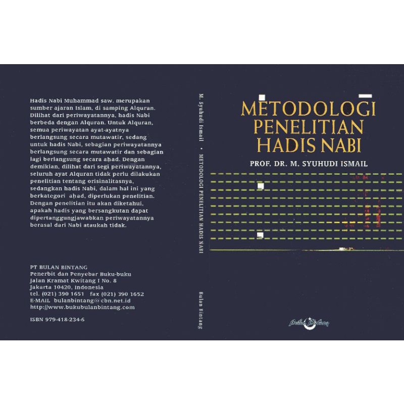 Jual Metodologi Penelitian Hadist Nabi - Syuhudi Ismail | Shopee Indonesia