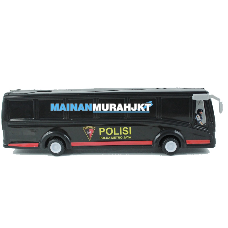 MAINANKEI  ANAK MURAH BUS POLISI OCT5328 MOBIL MOBILAN BIS BRIMOB POLISI