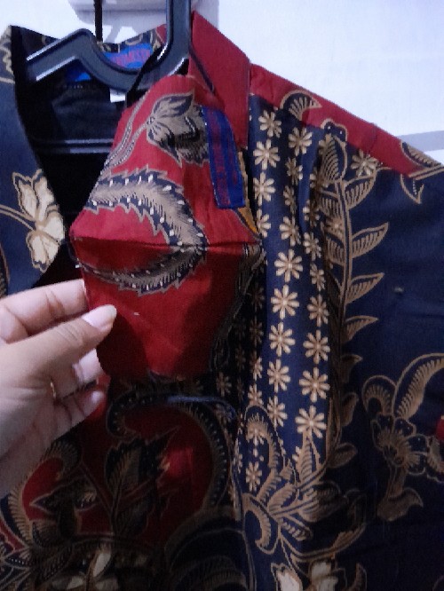 Kemeja Batik Pria Lengan Panjang Ao2 Katun Halus Sragenan