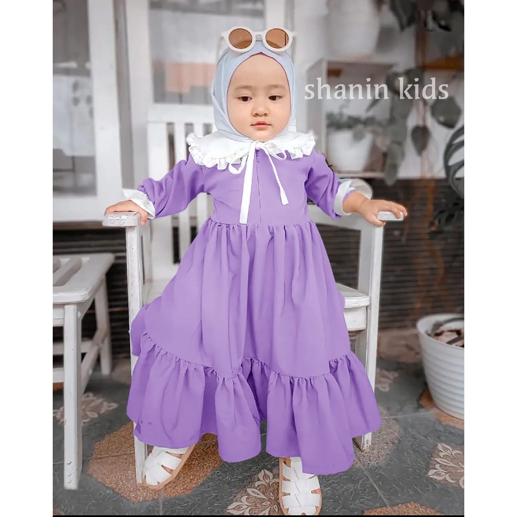 00118 | Zalira Kids | Gamis Anak Model Lula Series Usia 3 - 12 Tahun ORI Gamis Kids Anak Terbaru