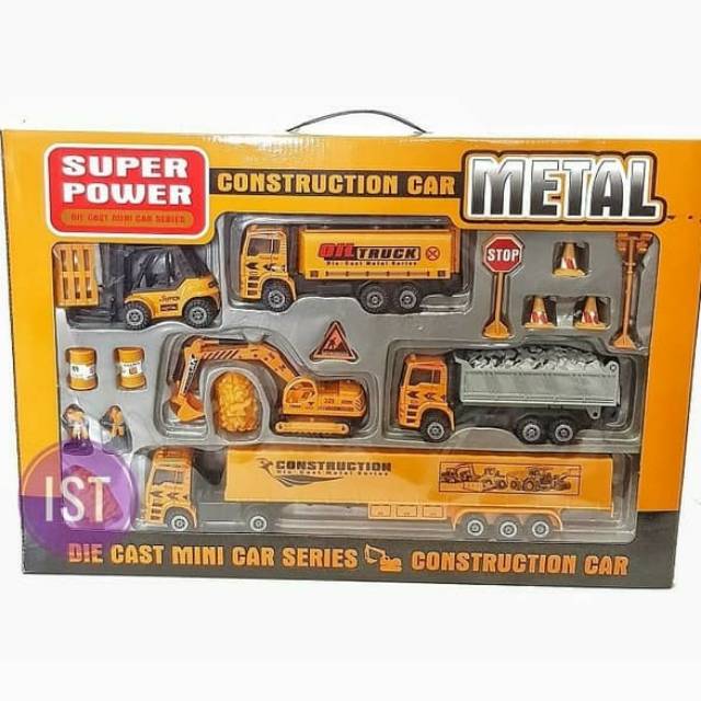 Diecast mini car series contruction No.F15