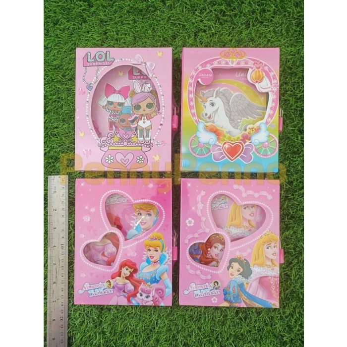 

Diary | Buku Diary Gembok Kunci Model Karakter (Uk 17 Cm X 12 Cm)