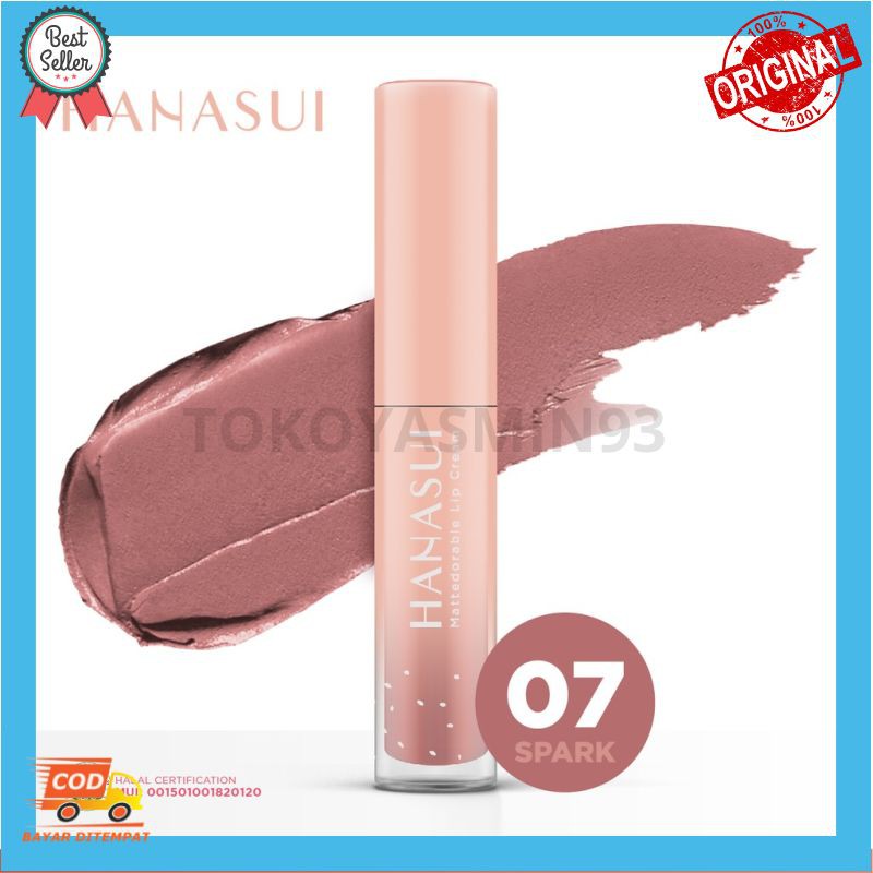 Hanasui Mattedorable Lipcream 4gr-07 SPARK