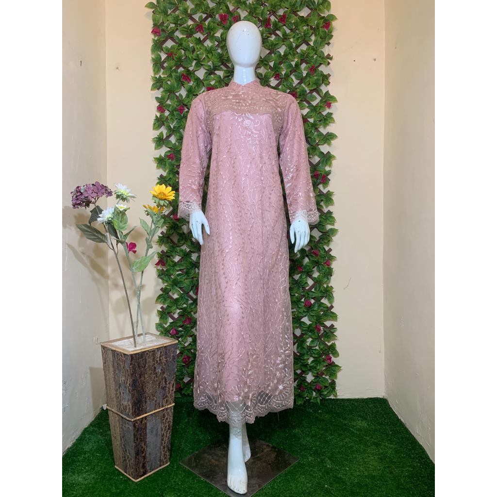 LONG GAMIS TULLE MUTIARA SARADA