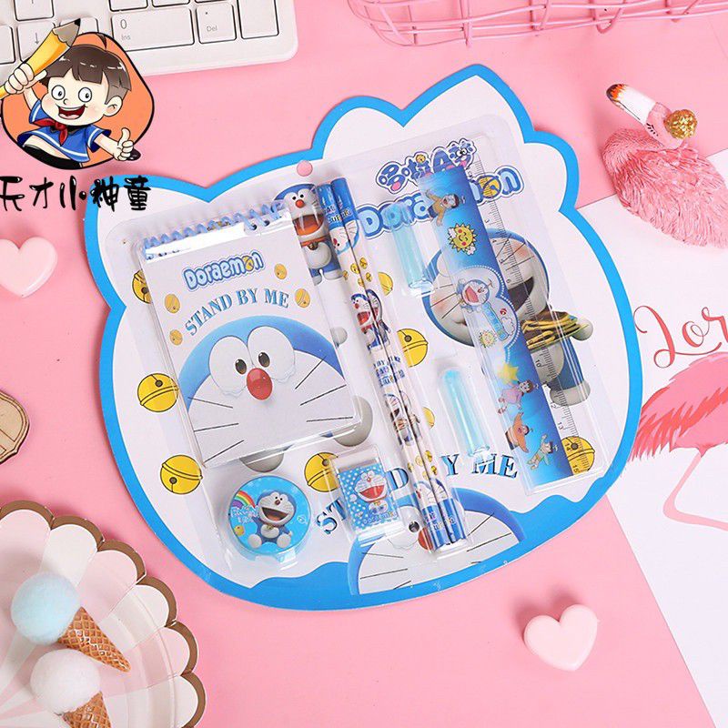 

SET LENGKAP ALAT TULIS LUCU SOUVENIR ULANG TAHUN / KOREAN STATIONERY SET / ALAT TULIS 8in1