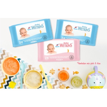 TISSUE BASAH WETKINS BABY TISU BASAH BAYI WET WIPES  BABY WET