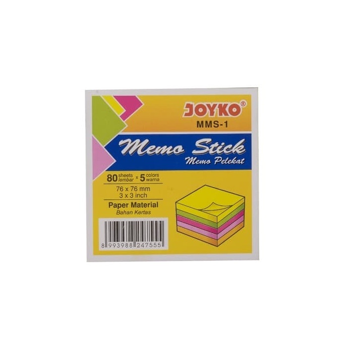 

Memo Stick / Sticky Note / Kertas Memo / Memo Tempel Joyko MMS-1