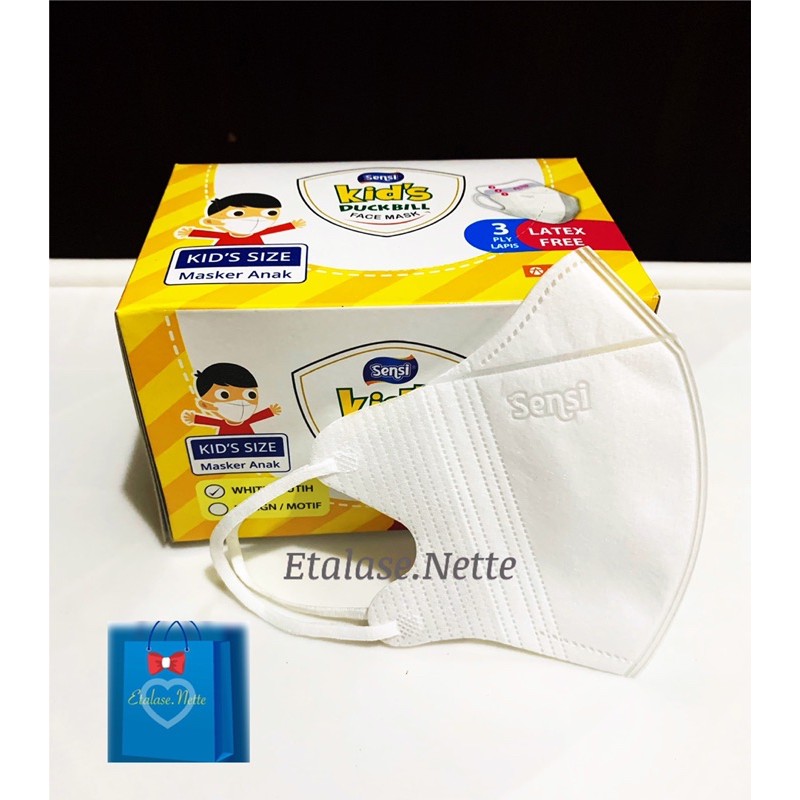 Balikpapan masker sensii kids duckbill 3ply (3 lapis)