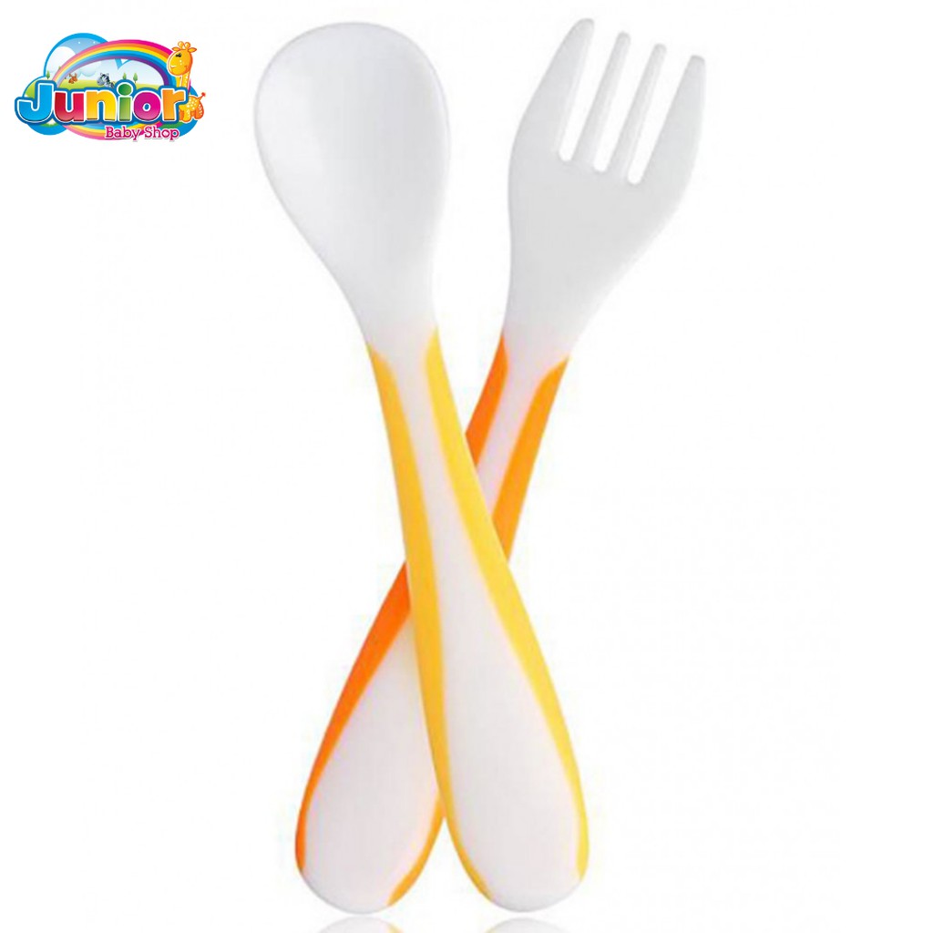 Richell 46680/98681 Uf Baby Spoon &amp; Fork W/Case