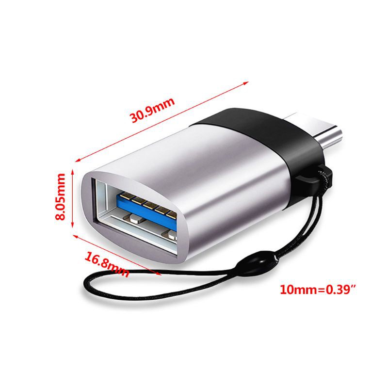 Cre Kabel Adapter Konverter Tipe-C Ke Usb 3.0 Otg Untuk Samsung Galaxy Huawei Xiaomi Macbook