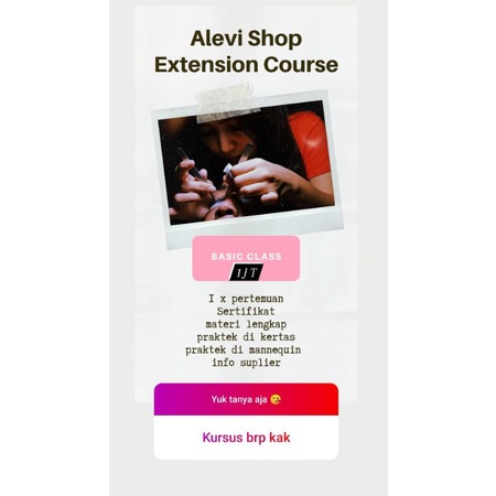 KURSUS EYELASH EXTENTION