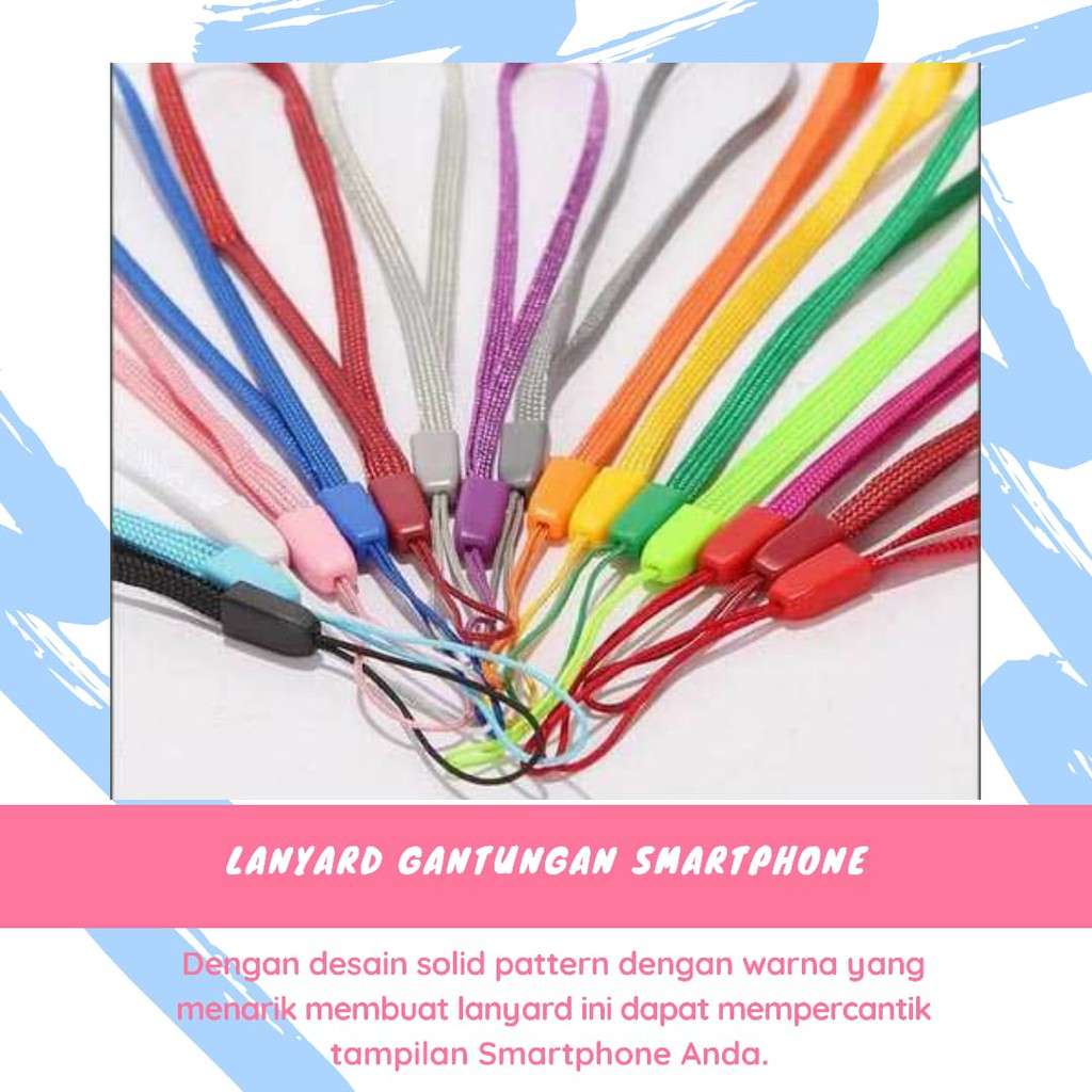 LANYARD GANTUNGAN  SMARTPHONE TALI GANTUNGAN  FLASHDISK 