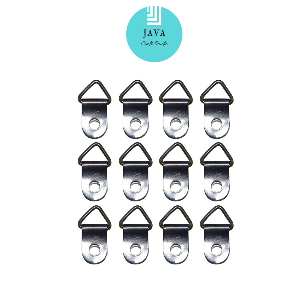 RING SEGITIGA SEPATU 1 CM PER 144 SET WARNA NIKEL SG3 BUNTUT 10 NK