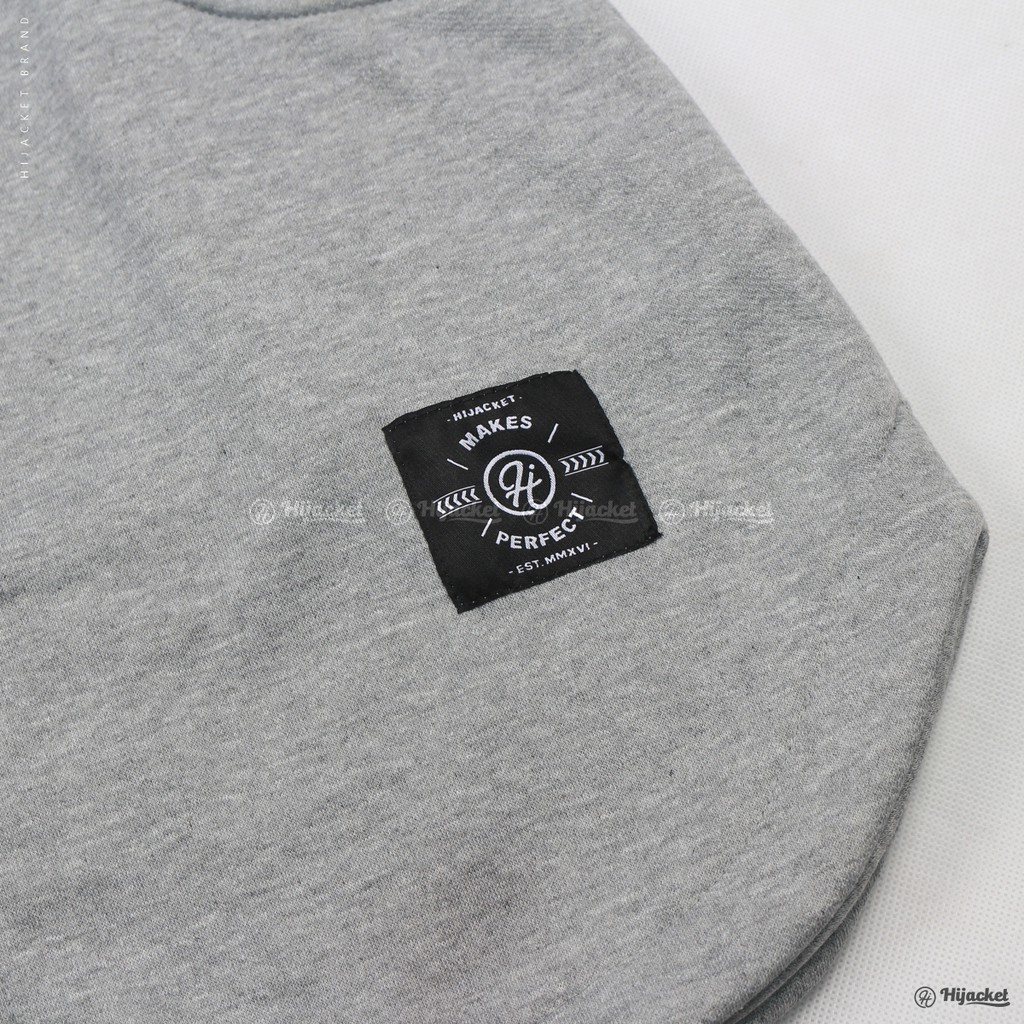 NEW hijacket elektra jaket wanita hoodie all varian warna GREY L & XL-5