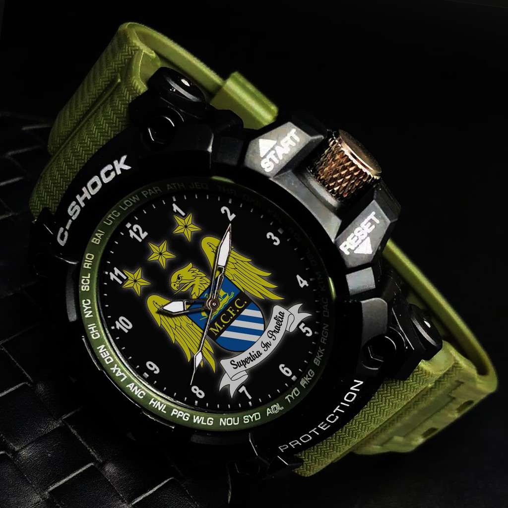 (EXCLUSIVE) JAM TANGAN MANCHESTER CITY 2 (STRAP WARNA)