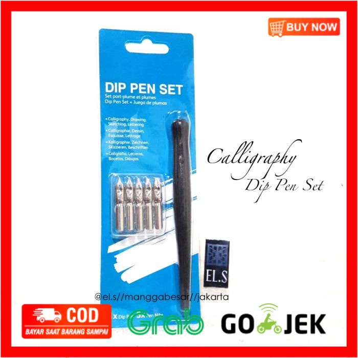 

(BISA COD) Calligraphy Dip Pen Set