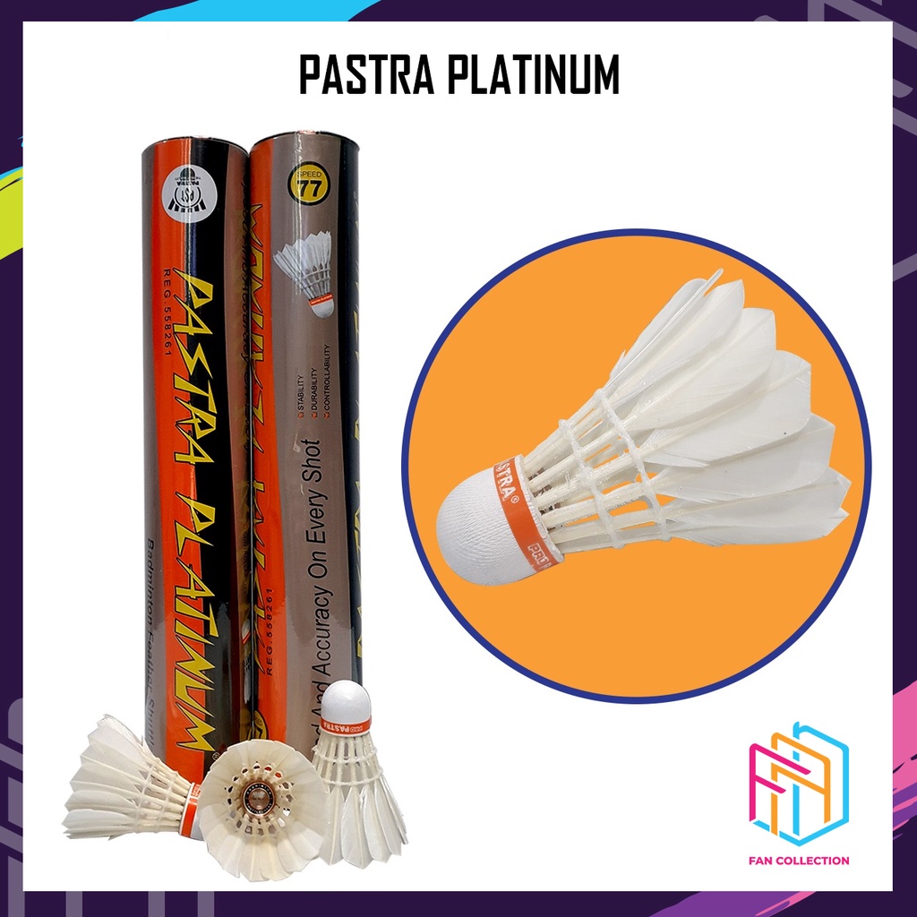PASTRA PLATINUM / KOK / COCK INDO-COCK SHUTTLECOCK BADMINTON ORIGINAL