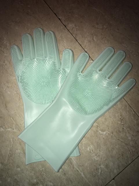 Magic Silicone Glove / Sarung Tangan Cuci Piring Serbaguna - 1 Pair