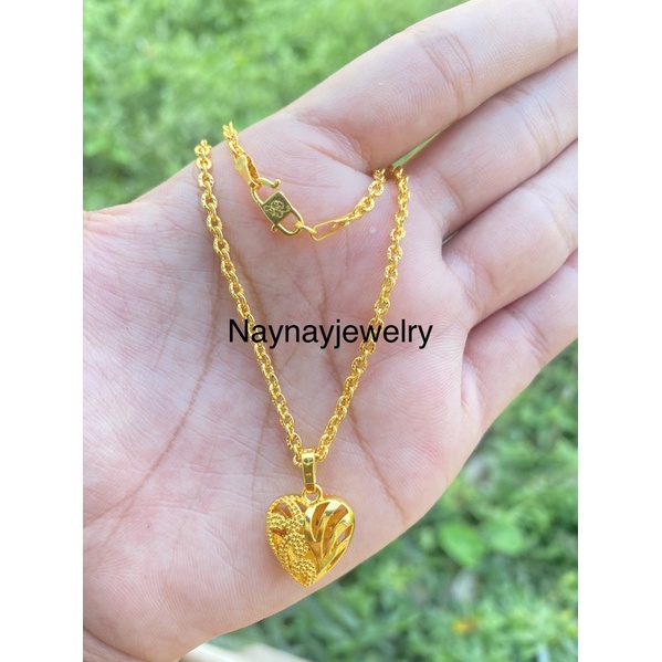 Kalung nuri 45 cm Warna mirip emas 24k / logammesin