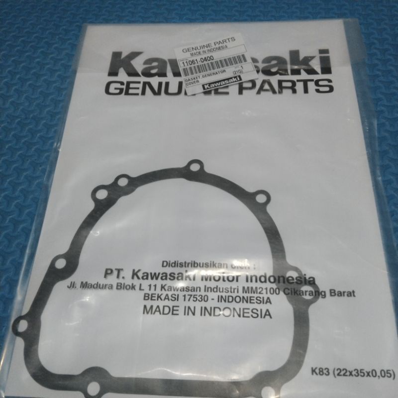 Paking perpack magnet KLX 150 original Kawasaki 11061-0400