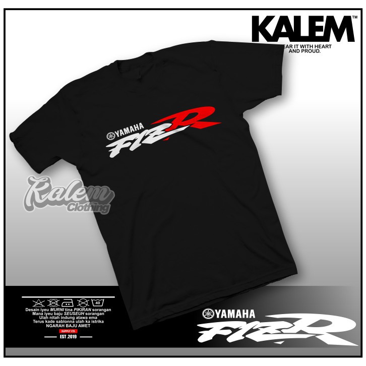 Kaos Baju Yamaha F1ZR Kaos Otomotif SIMPLE- KALEM CLOTHING -Esthercloth