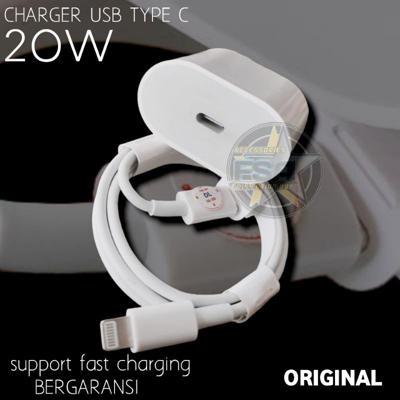 CHARGER I-PH 20W USB C TO LIGHT-NING FAST CHARGE I-PH 7+/8+/X/XS/XR/XS MAX/11 TC/CAS*AN