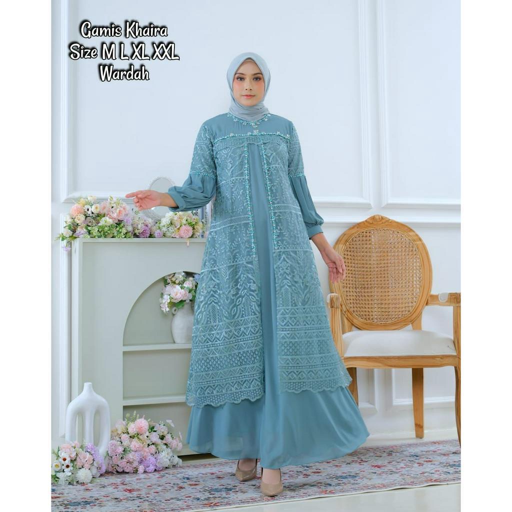 KHAIRA DRESS / KEBAYA SERAGAMAN //GAMIS PESTA DAN KONDANGAN TERBARU//GAMIS BROKAT