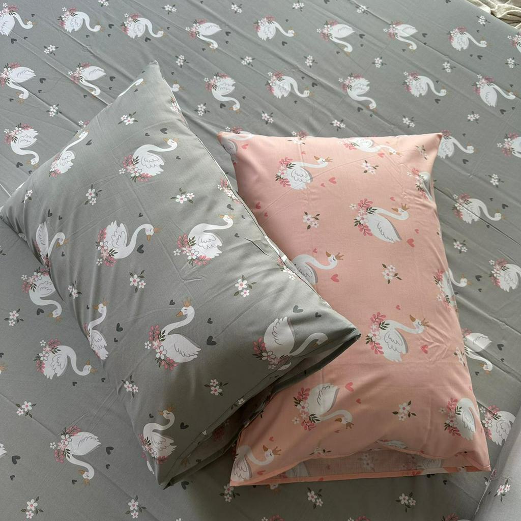 SEPREI FLAMINGO | SPREI KATUN MOTIF FLAMINGO Angsa Kualitas No 1 Shopee