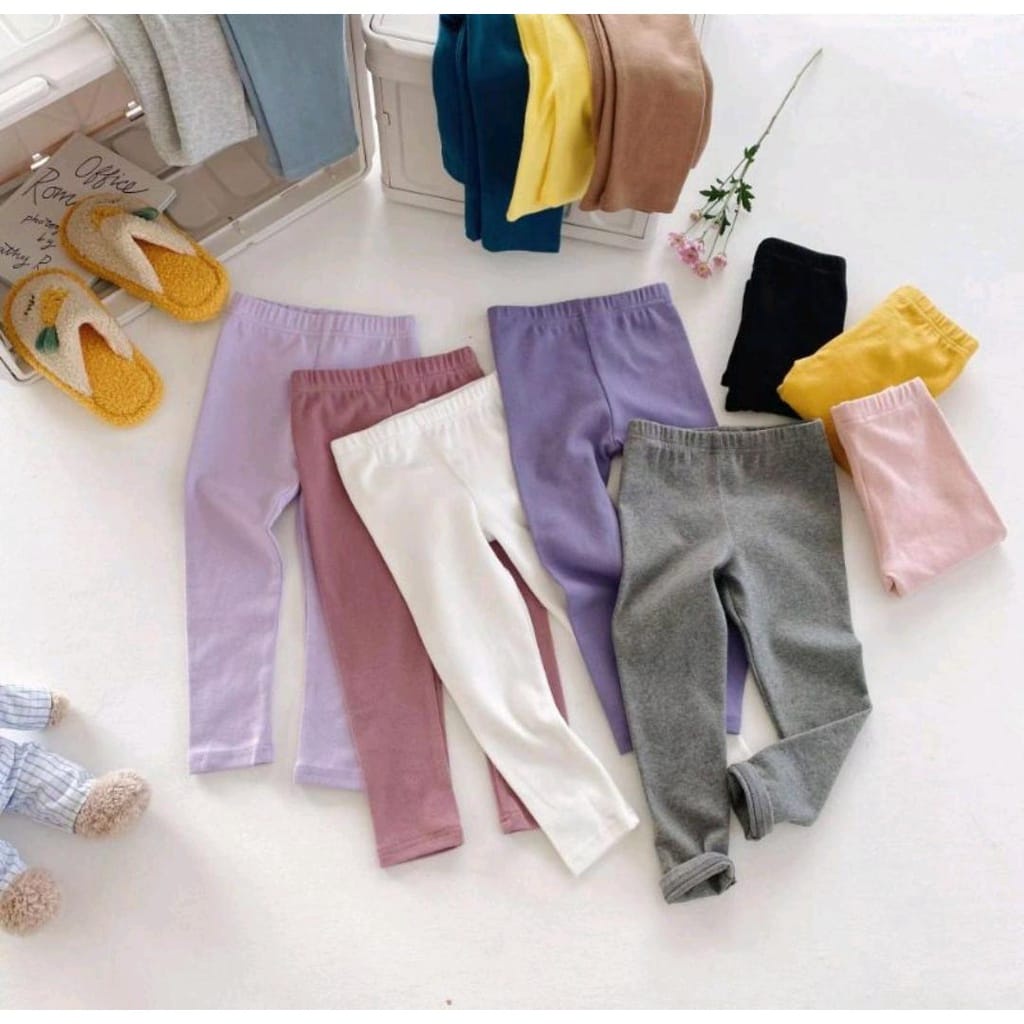 PROMO BELI 3 GRATIS 1 / Legging Anak Perempuan usia 1,2,3,4,5,6,7,8,9,10,11,12,13 / Lejing Anak / Celana Anak Perempuan