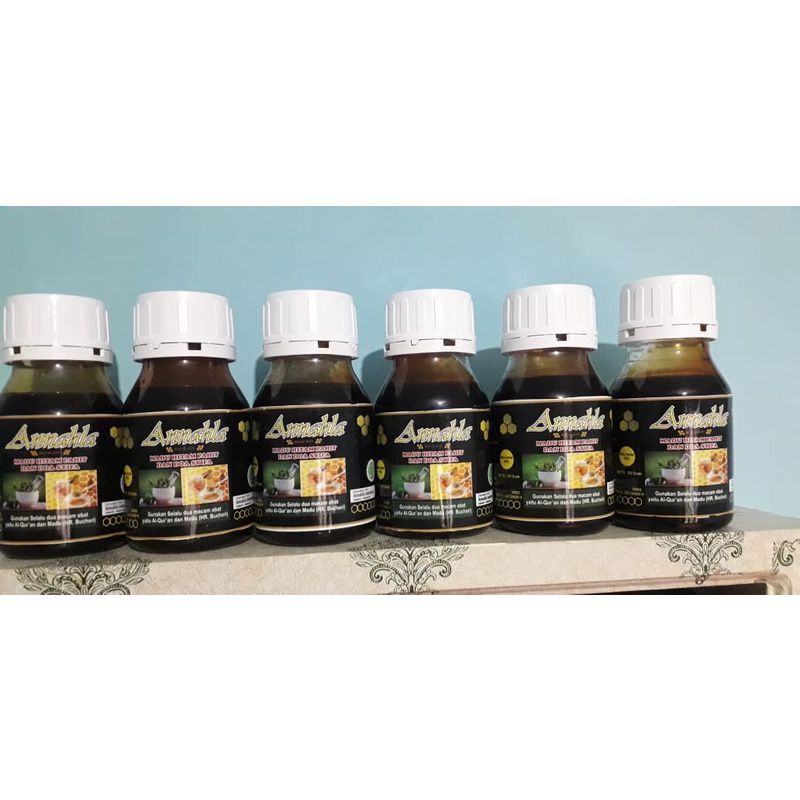 

(BAYAR DITEMPAT) Madu Hitam Dan Madu Manis Asli Annahla / Madu Herbal 350 gram